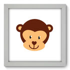 Quadro Decorativo - Macaquinho - 22cm X 22cm - 012qdbb