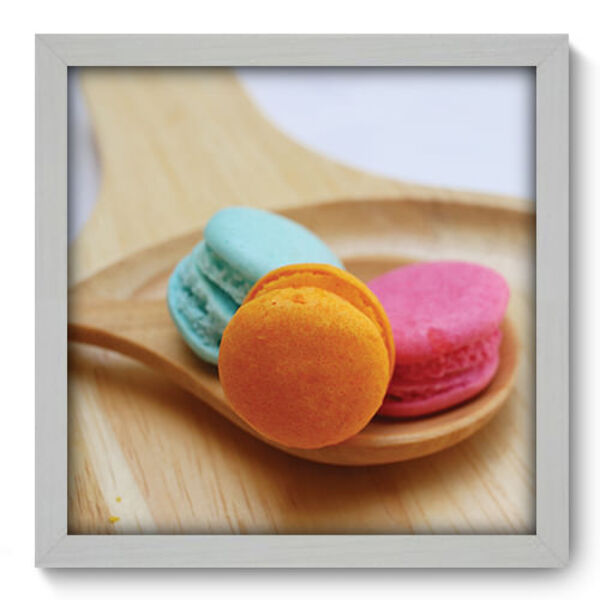 Quadro Decorativo - Macarons - 33cm X 33cm - 202qdcb