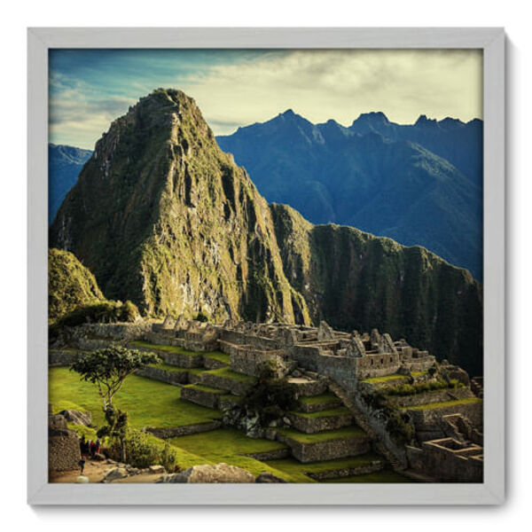 Quadro Decorativo - Machu Picchu - 50cm X 50cm - 090qnmcb