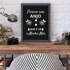 Quadro Decorativo Mãe Anjo 45x34cm A3 (45 X 34)