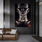 Quadro Decorativo Majestic Woman In Black - 200x135 Cm