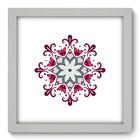 Quadro Decorativo - Mandala - 22cm X 22cm - 410qddb