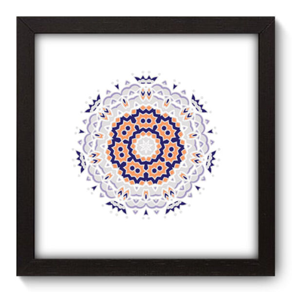 Quadro Decorativo - Mandala - 22cm X 22cm - 413qddp
