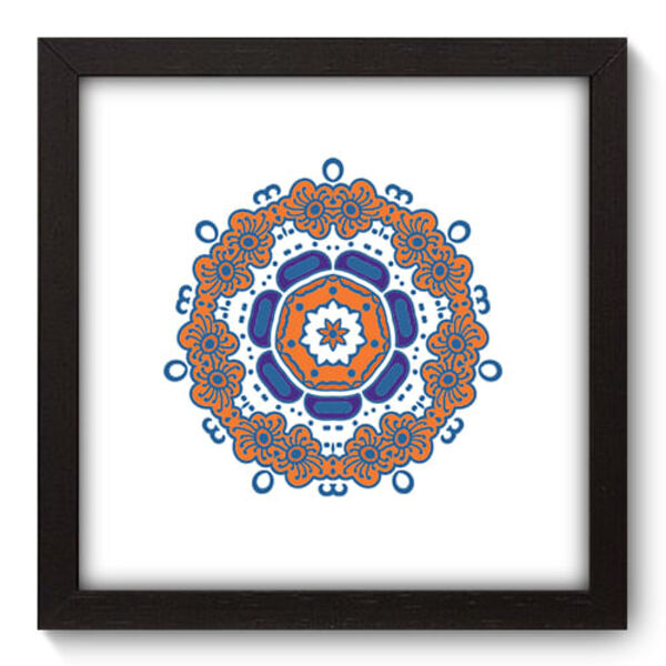 Quadro Decorativo - Mandala - 22cm X 22cm - 414qddp