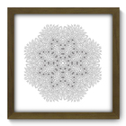 Quadro Decorativo - Mandala - 33cm X 33cm - 401qddm