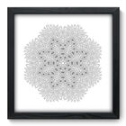 Quadro Decorativo - Mandala - 33cm X 33cm - 401qddp