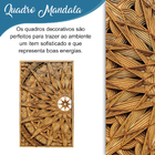 Quadro Decorativo Mandala Mdf Cru - 30cm Tz26