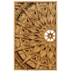 Quadro Decorativo Mandala Mdf Cru - 30cm Tz26