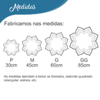 Quadro Decorativo Mandala Mdf Cru - 45cm  Tc27