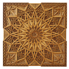Quadro Decorativo Mandala Mdf Cru - 85cm  Cb97