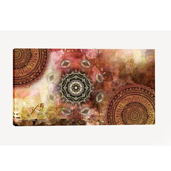 Quadro Decorativo Mandala Terra 55x100cm