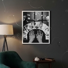 Quadro Decorativo Mãos Cartas Tarot - 70x50cm Moldura Preta