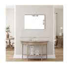 Quadro Decorativo Mapa Mundi Dourado 70x100cm