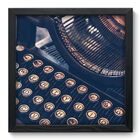 Quadro Decorativo - Máquina De Escrever - 33cm X 33cm - 001qn