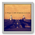 Quadro Decorativo - Máquina De Escrever - 33cm X 33cm - 012qn