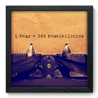 Quadro Decorativo - Máquina De Escrever - 33cm X 33cm - 012qn