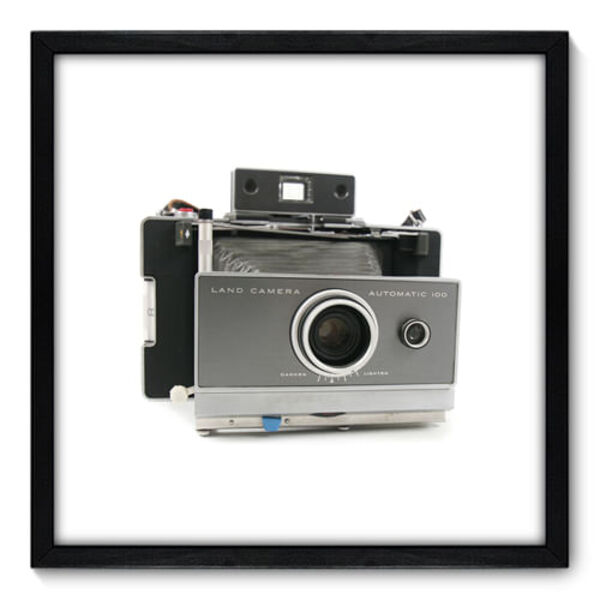 Quadro Decorativo - Máquina Fotográfica - 50cm X 50cm - 011qn