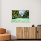 Quadro Decorativo Mar 60x90cm Marrom