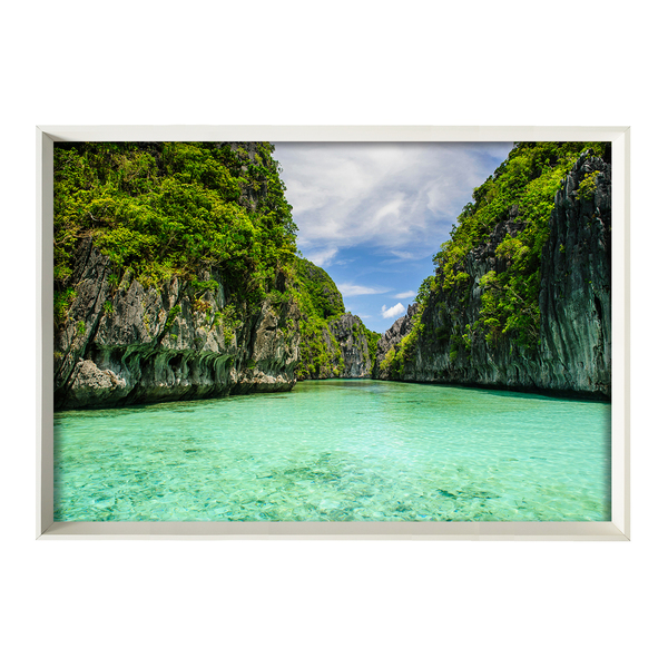 Quadro Decorativo Mar 60x90cm Marrom