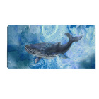 Quadro Decorativo Mar Praia Baleia 55x100cm