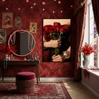 Quadro Decorativo Maria Padilha Rosas Vermelhas  - 70x50cm Mo