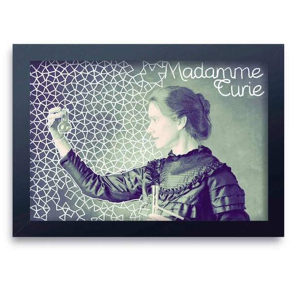 Quadro Decorativo Marie Curie 01  30x45cm