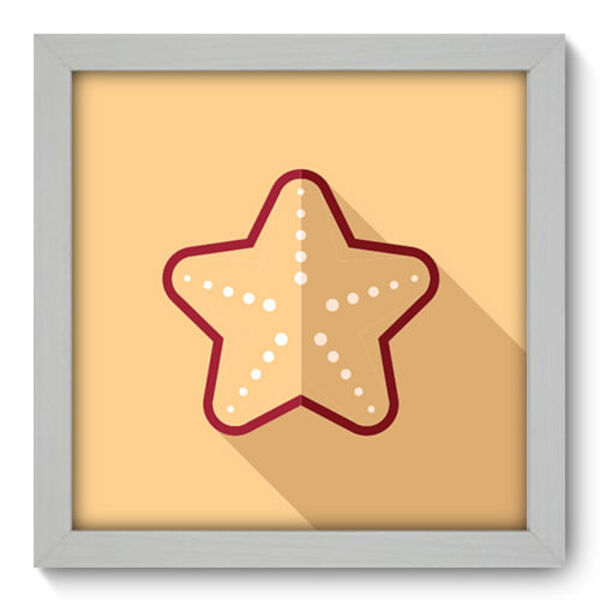 Quadro Decorativo - Marinho - 22cm X 22cm - 139qdib