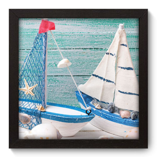 Quadro Decorativo - Marítimo - 22cm X 22cm - 055qdkp
