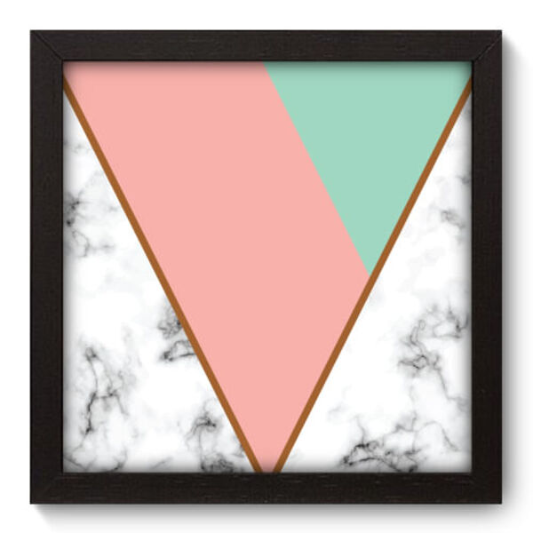 Quadro Decorativo - Mármore - 22cm X 22cm - 171qnaap