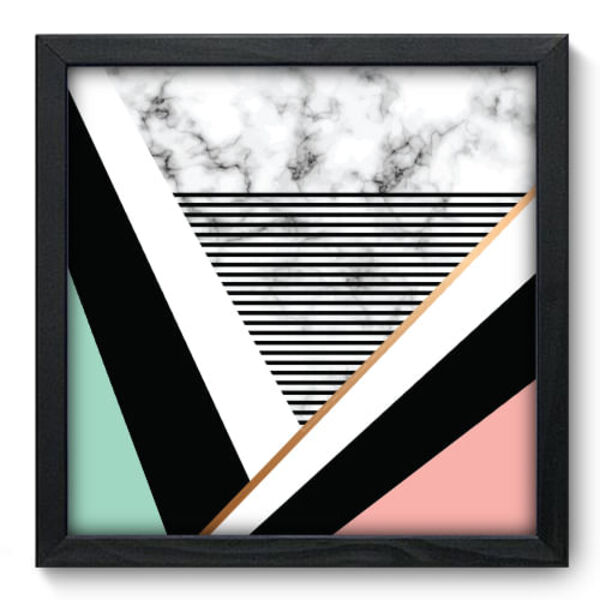 Quadro Decorativo - Mármore - 33cm X 33cm - 173qnabp