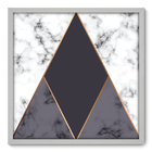 Quadro Decorativo - Mármore - 70cm X 70cm - 157qnadb