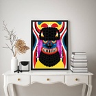 Quadro Decorativo Marungo Folia De reis 45x34cm - Com Vidro M