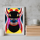 Quadro Decorativo Marungo Folia De reis 45x34cm Moldura:madei