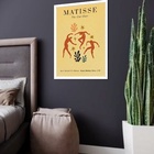 Quadro Decorativo Matisse Dança Corais  - 70x50cm Moldura Bra