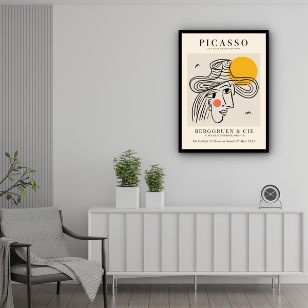 Quadro Decorativo Matisse Les Dejeuners Dessins  - 70x50cm Mo