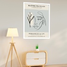 Quadro Decorativo Matisse Mulher E Planta  - 70x50cm Moldura