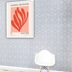 Quadro Decorativo Matisse Papiers Découpés  - 70x50cm Moldura