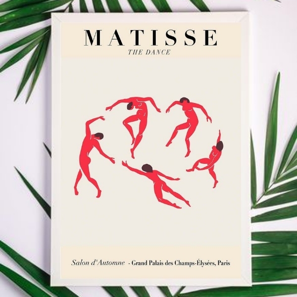 Quadro Decorativo Matisse The dance 45x34cm Moldura:madeira P