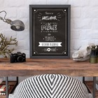 Quadro Decorativo Melhor Mãe Do Mundo 45x34cm - Com Vidro Mol