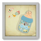 Quadro Decorativo - Menino - 22cm X 22cm - 125qdbb