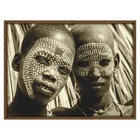 Quadro Decorativo Meninos Colorido com Vidro 80x60x2,8cm Tropical