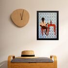 Quadro Decorativo Mesa De Buteco Raiz 45x34cm - Com Vidro Mol