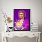 Quadro Decorativo Mestre Saint Germain 45x34cm - Com Vidro Mo