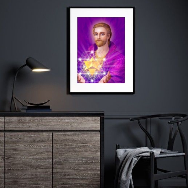 Quadro Decorativo Mestre Saint Germain - 60x48cm Moldura:made