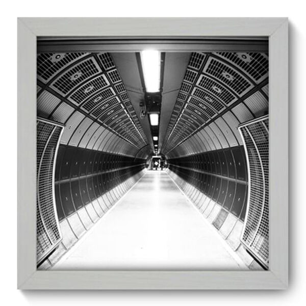 Quadro Decorativo - Metrô - 22cm X 22cm - 044qndab