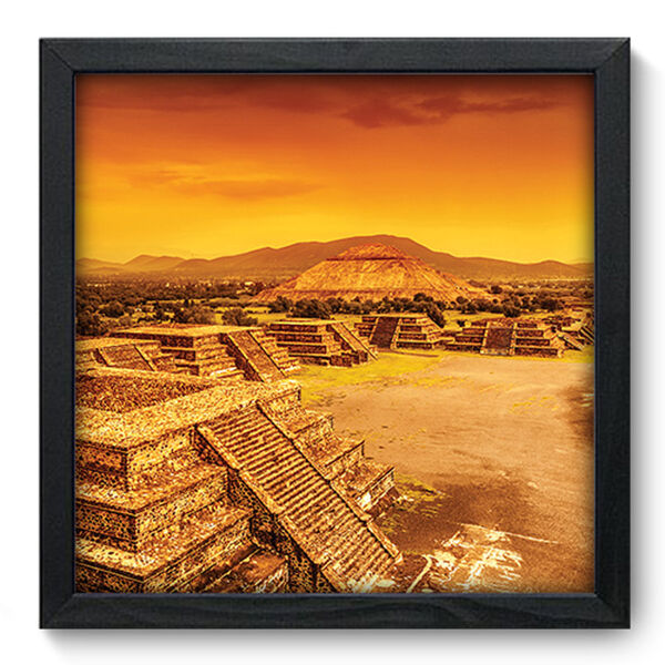 Quadro Decorativo - México - 33cm X 33cm - 197qdmp
