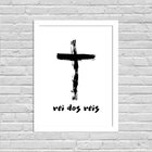 Quadro Decorativo Minimalista Rei Dos Reis