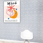 Quadro Decorativo Miró Hydro Flasks  - 70x50cm Moldura Preta