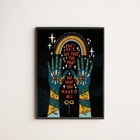 Quadro Decorativo Místico Don´t Quit 45x34cm Moldura:madeira