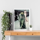 Quadro Decorativo Modelo De Perereca 33x24cm - Com Vidro Mold